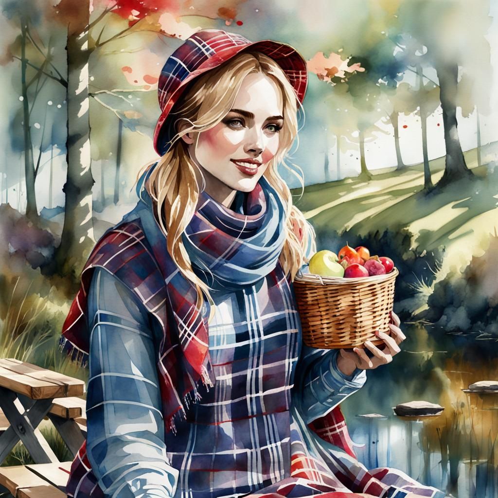 Plaid Hat