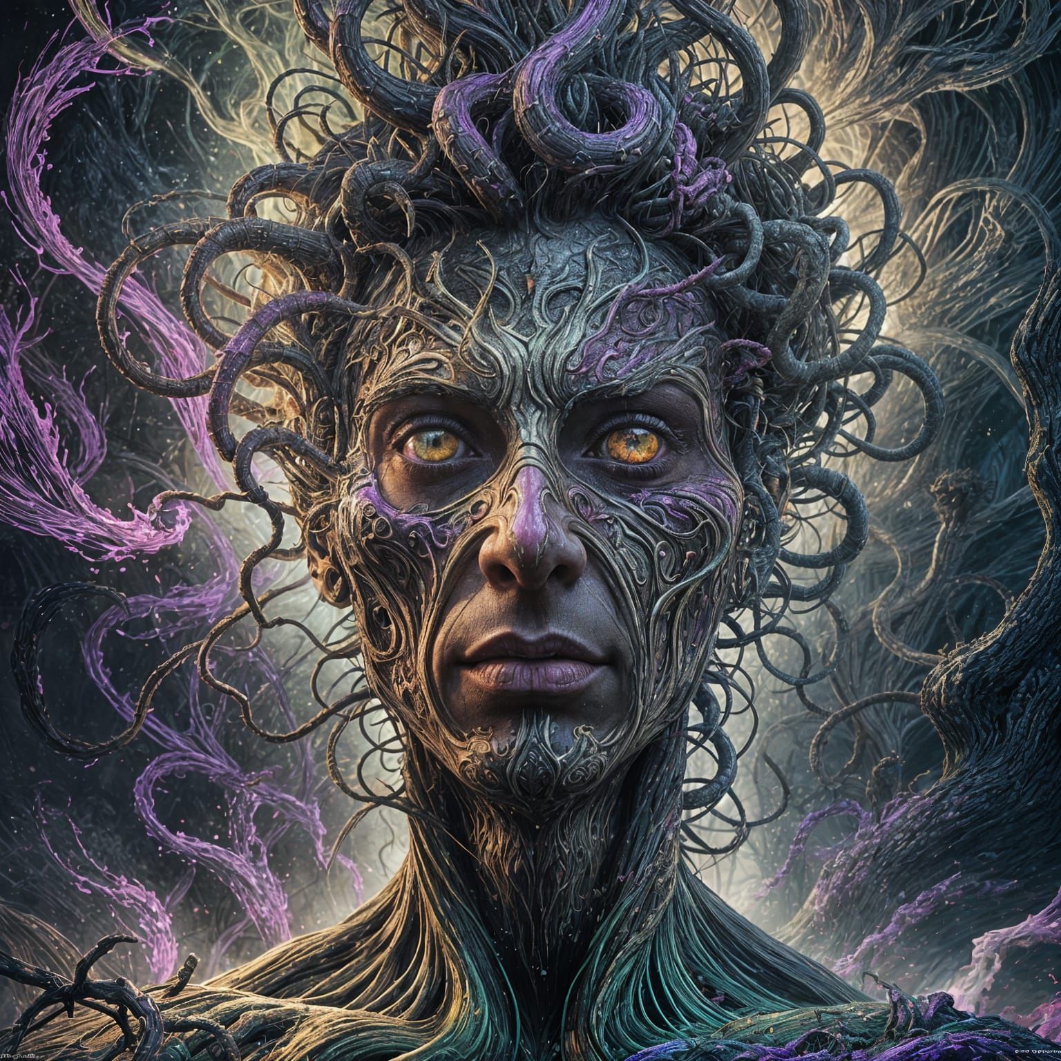 Hallucinatory Fantasy Concept Art in Deep Color