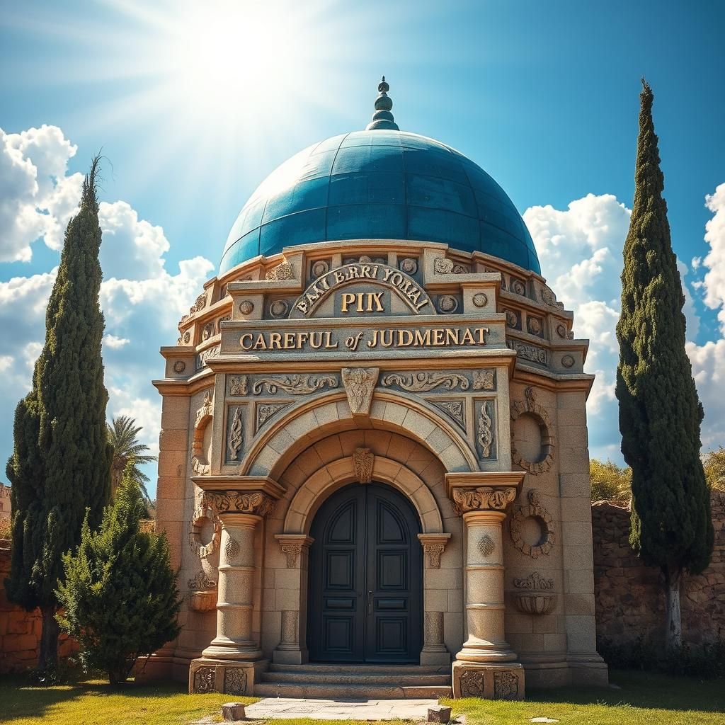 Mystical Tomb of Bar Yochai: Byzantine-Moorish Architecture