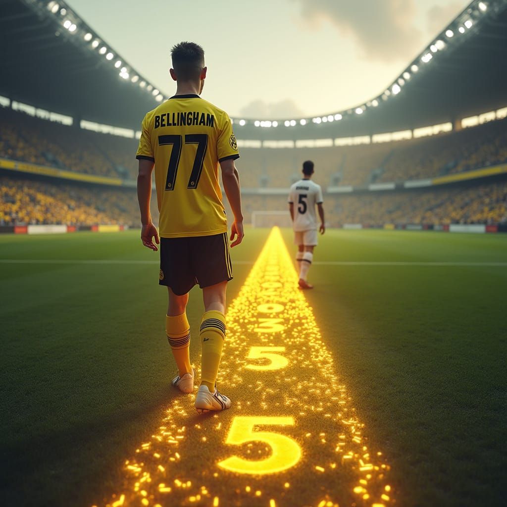 Soccer Brothers Meet on Glowing Path