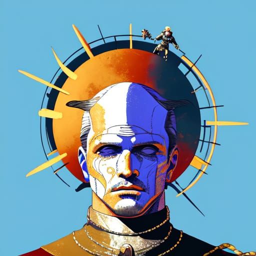 Superheroes Gather Around Retrofuturistic Barbecue Feast