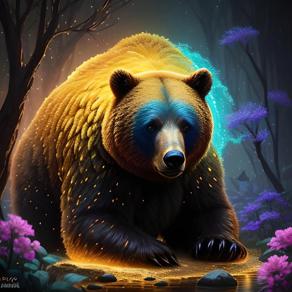 florsence garden with bear