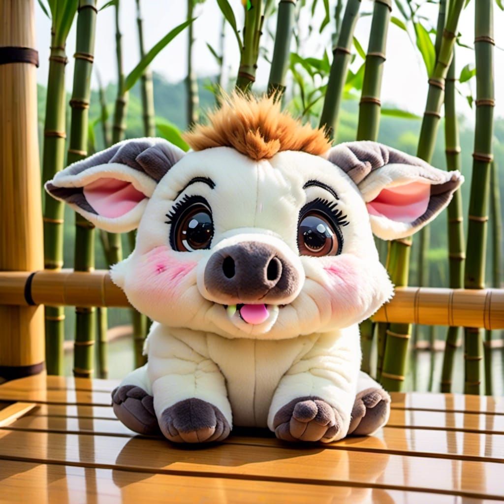 Cute Stuffed Warthog Toy Animal