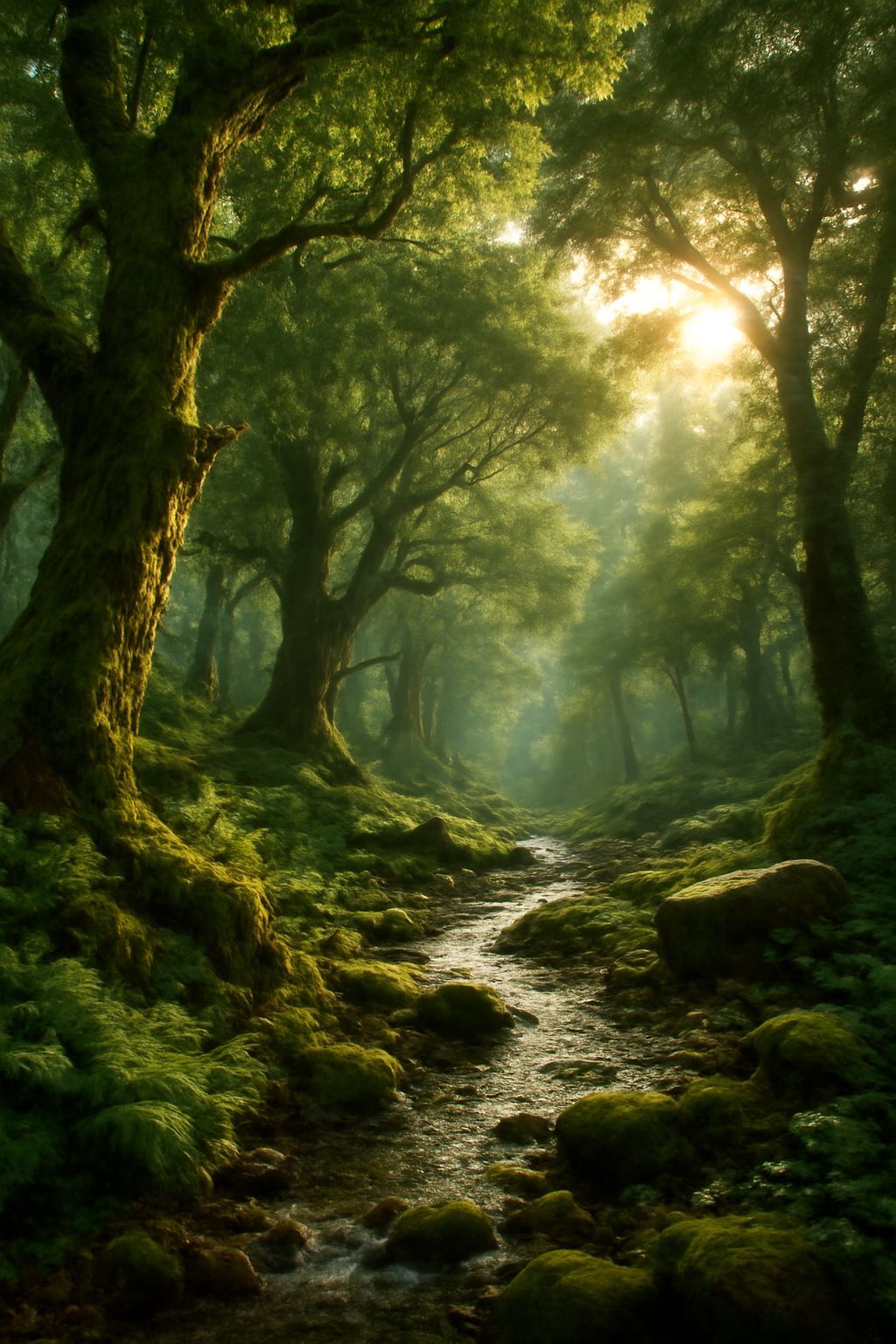 CGI Forest: A Stunning Landscape