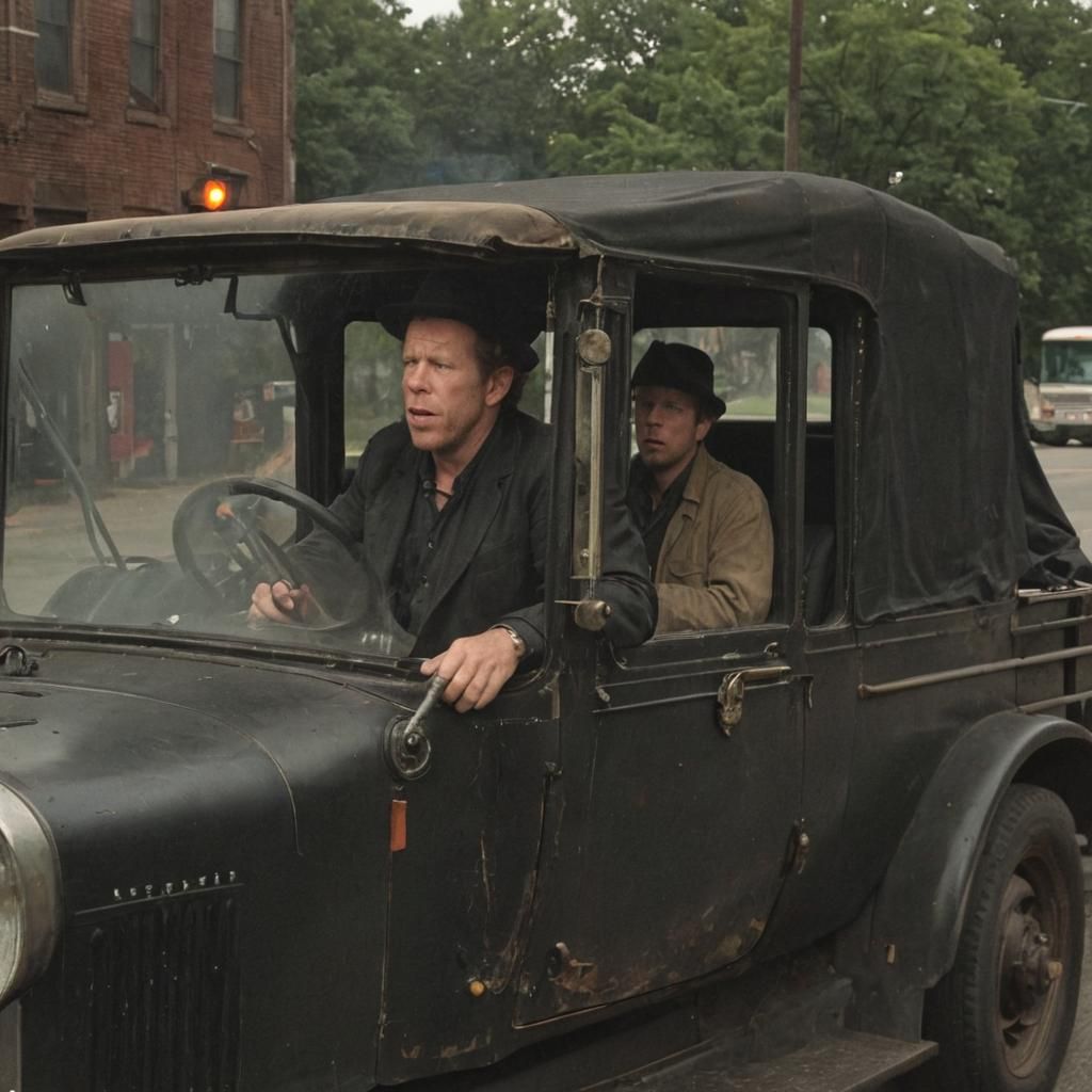 Tom Waits Drives a Herkimer Battle Jitney