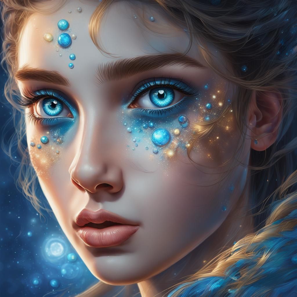 Hyperrealistic Portrait of a Beautiful Woman