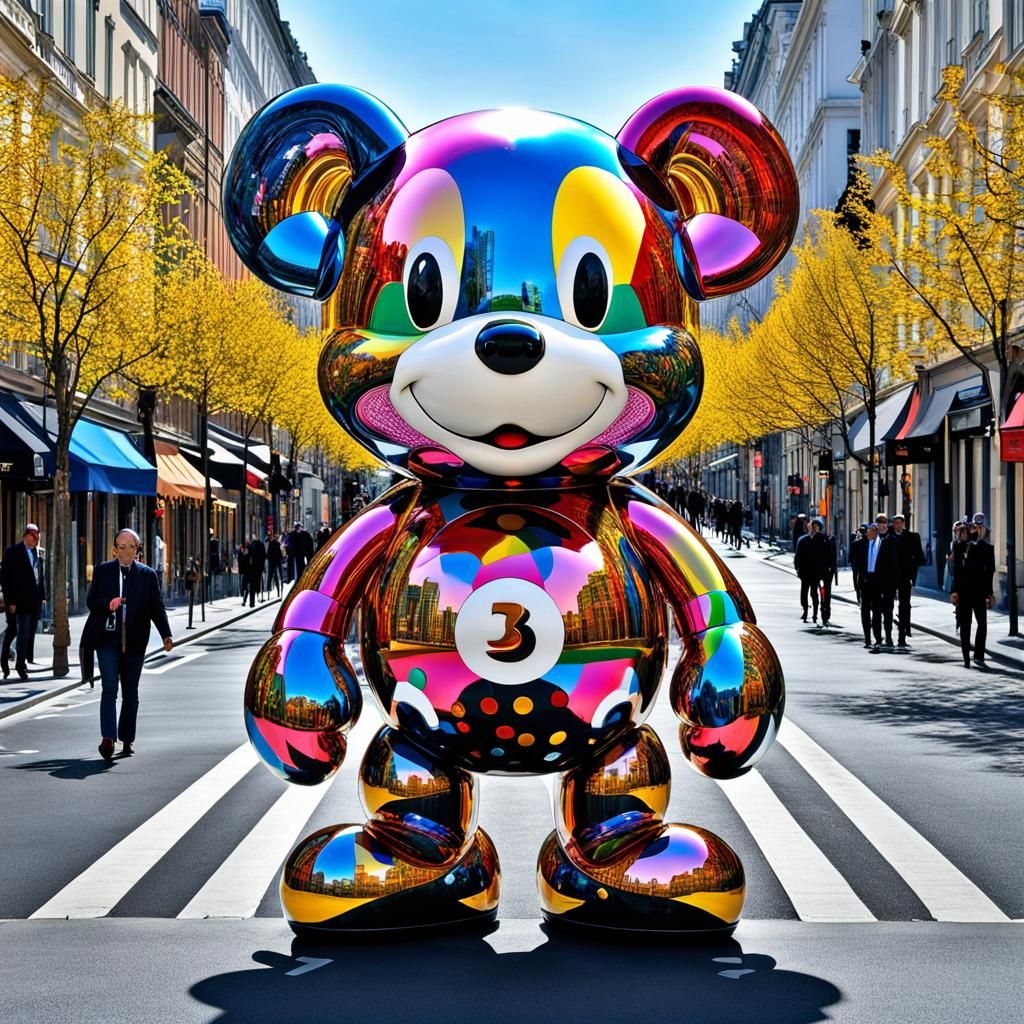 Mr Dob Walks the Street: Hyperdetailed Photorealism