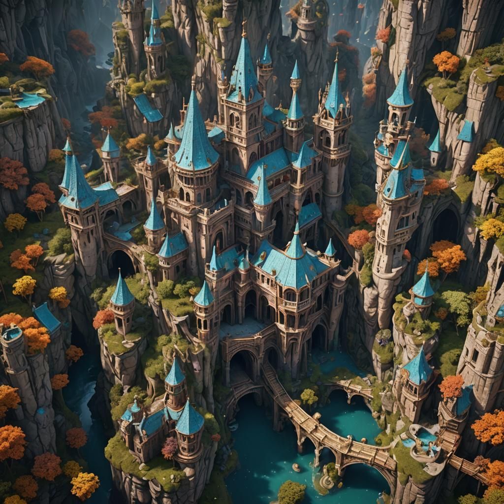 Detailed Matte Painting of Human Mewing