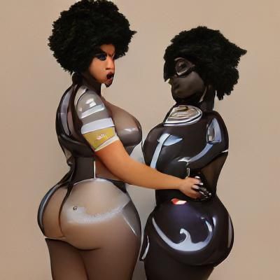 Darkest and Thiccest Generated Image