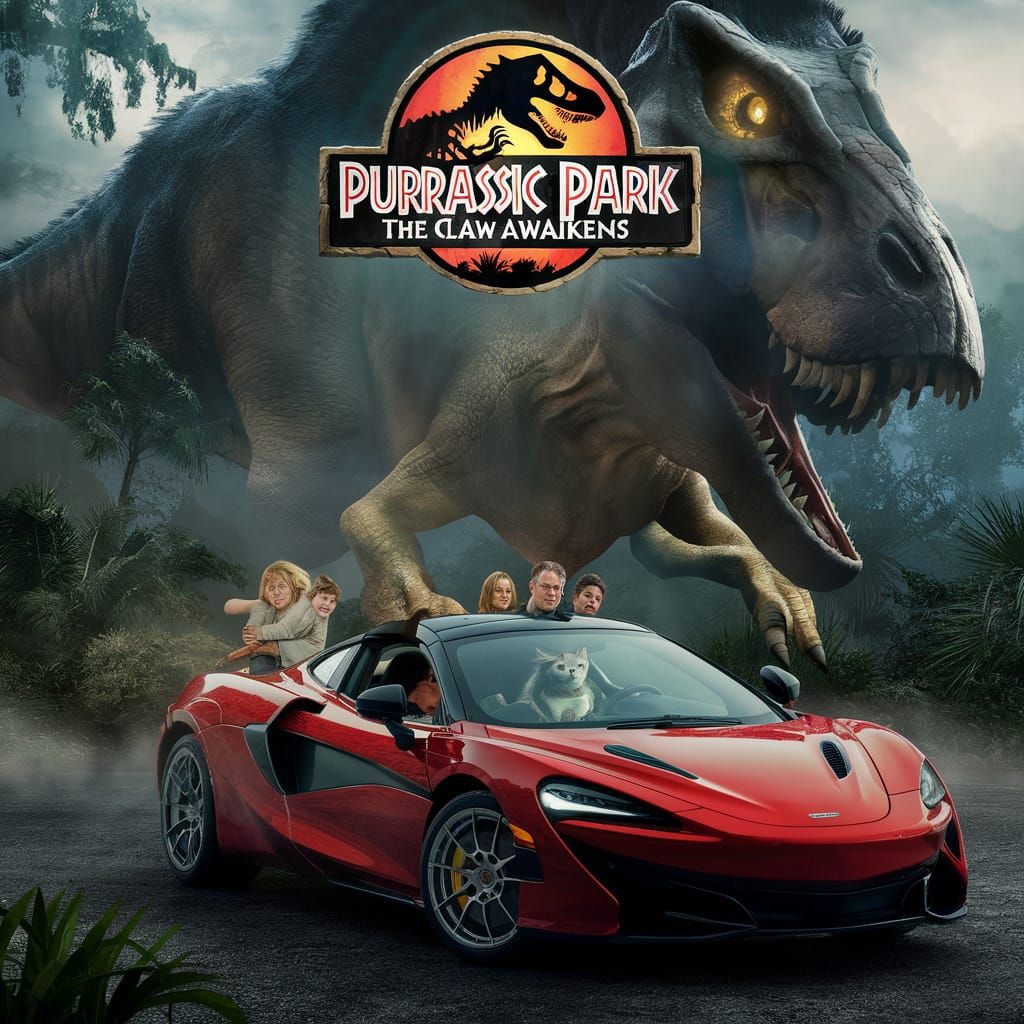 Purrassic Park: Cat Adventure Movie Poster