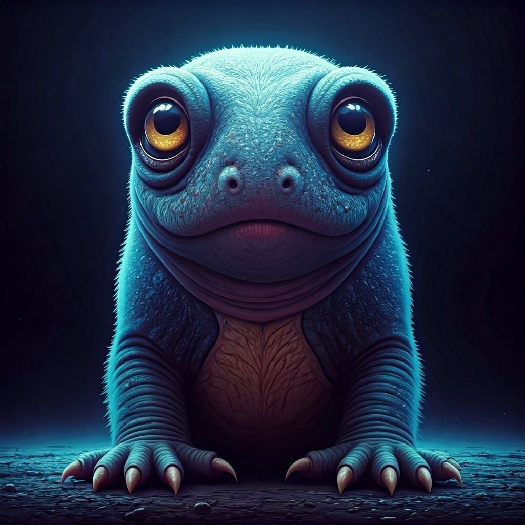 Cutest Thing Ever in Detailed Matte Painting