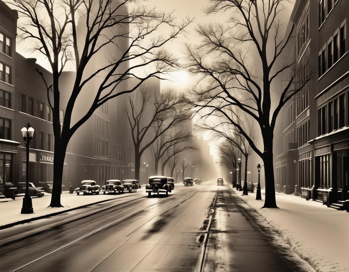 Chicago in winter 1938