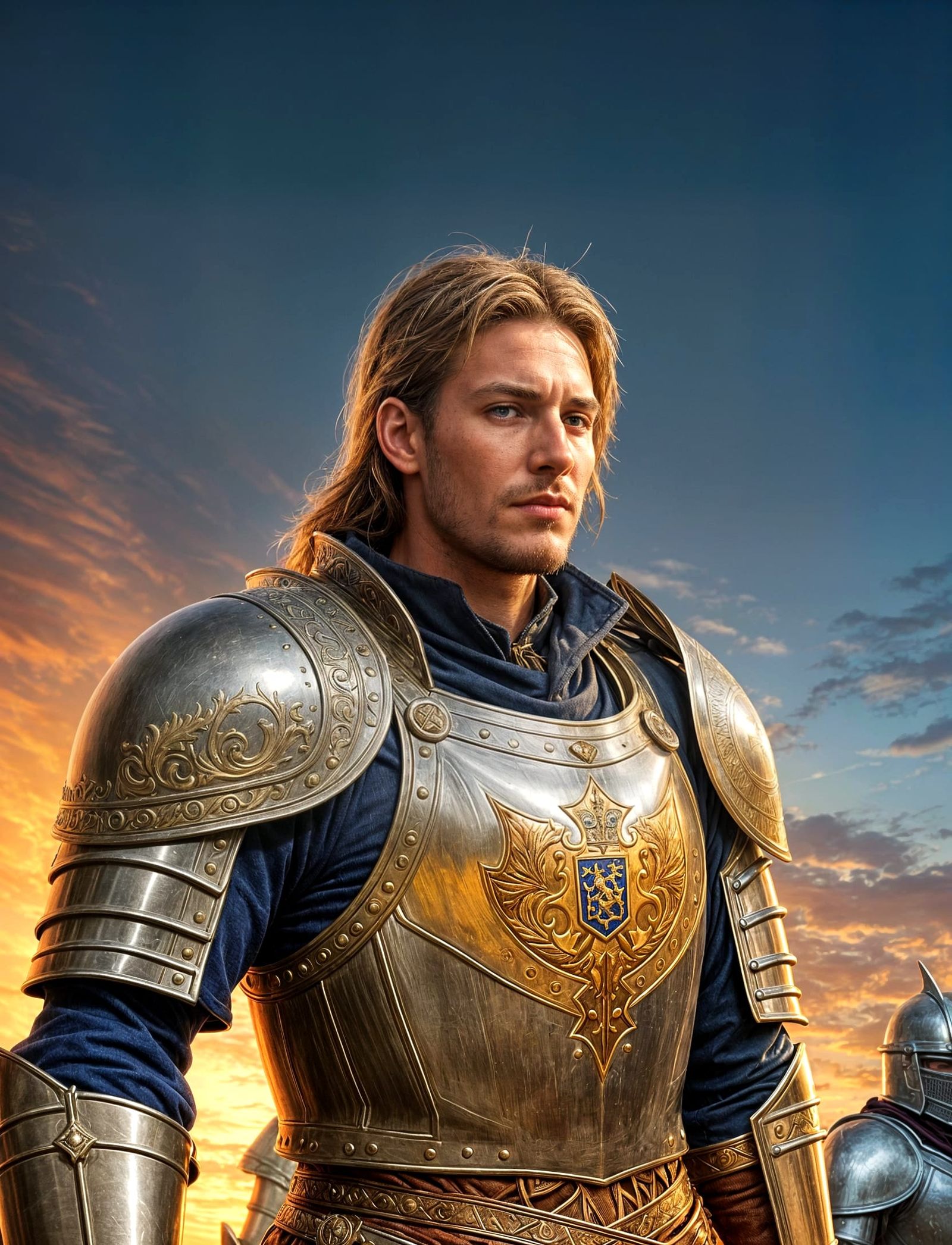 Noble Knights in Detailed Armor