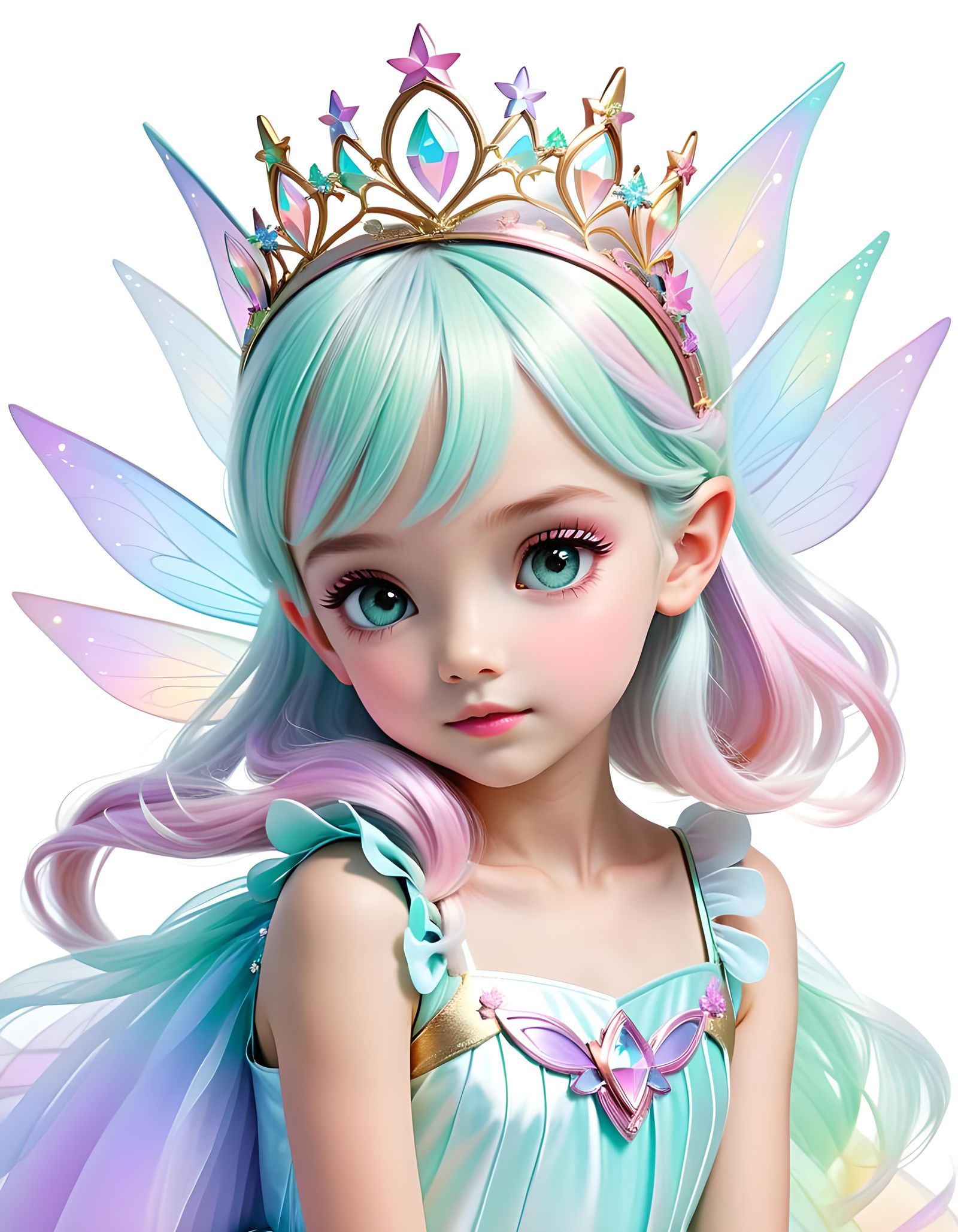 Pixie Princess Dreams in Pastel Colors