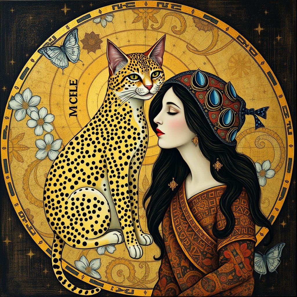 🌟 Symbiose Dorée dans l'Étreinte du Temps 🌟