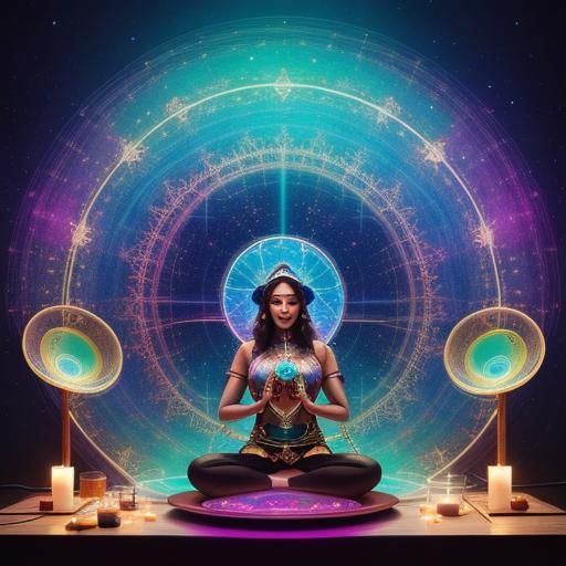 Holographic Yogi Delivers Sound Healing: Astral Cosmic Illus...