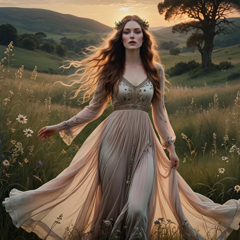Persephone in a Meadow