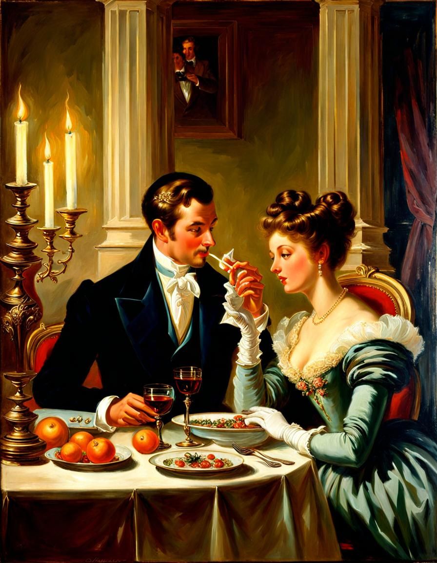 Elegant Candlelit Dinner in Reggianini Style