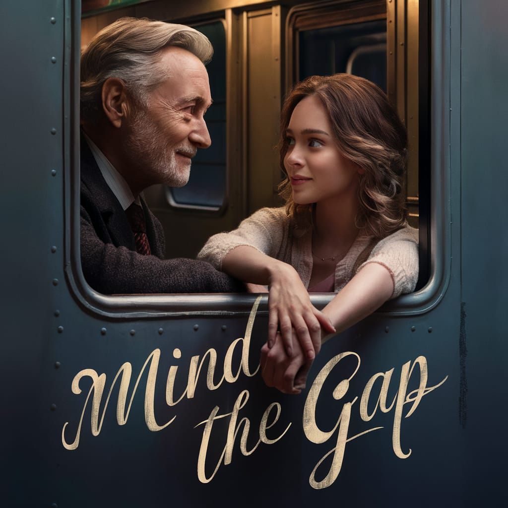 Romantic Movie Poster: Love on the Train