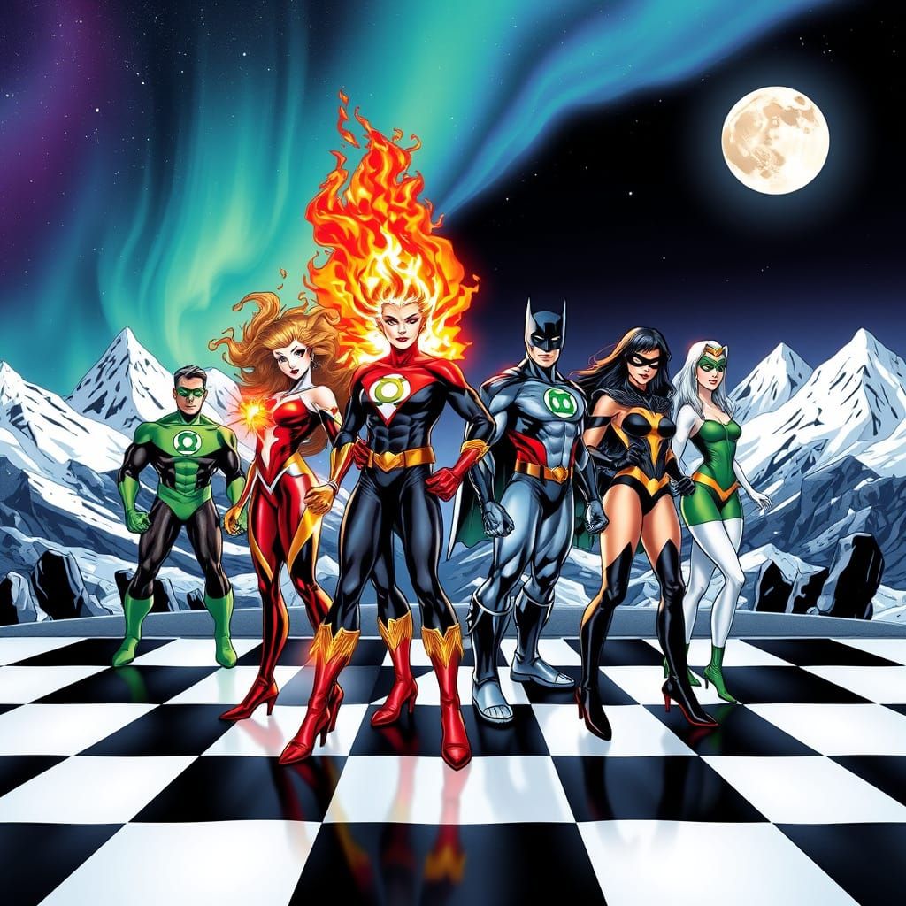 Female Firestorm Unleashes Power Amidst DC Superhero Gatheri...