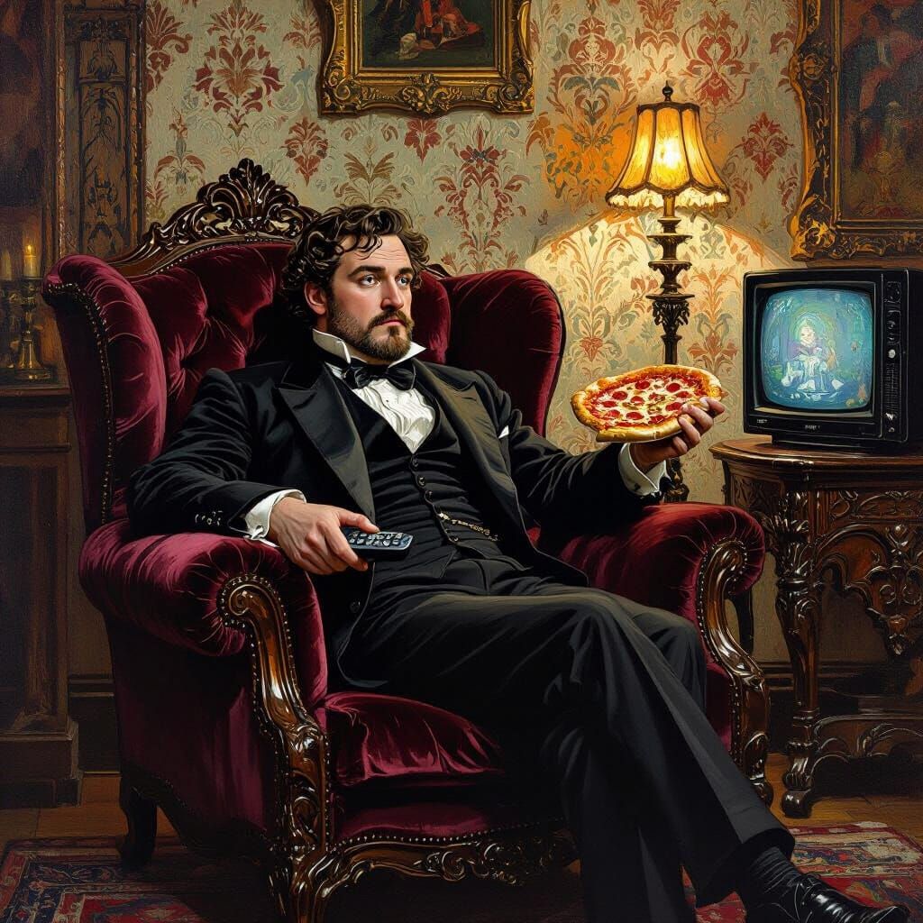 Victorian Man's Modern Indulgence: Pre-Raphaelite Style