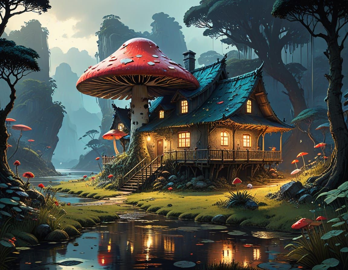 Mushroom cabin