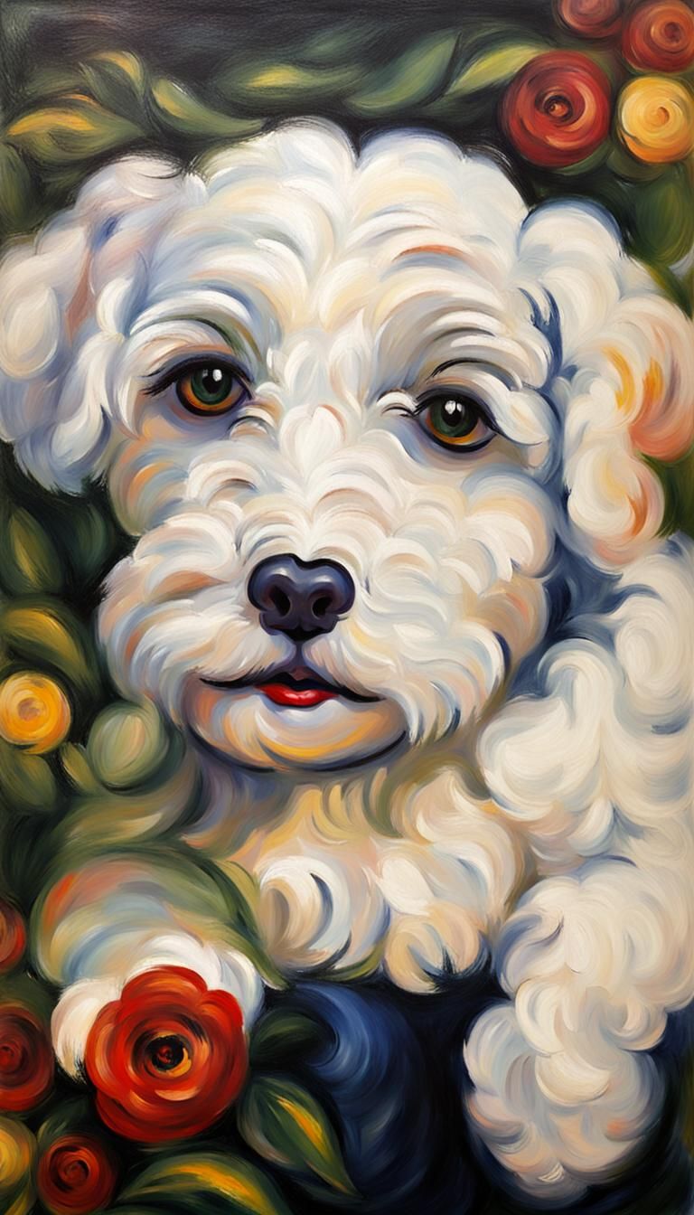 Impressionistic Scene in Oil Painting Style