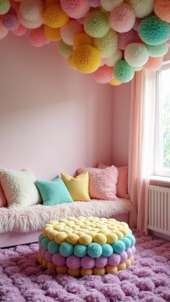 Pom Pom Room in Dreamlike Style