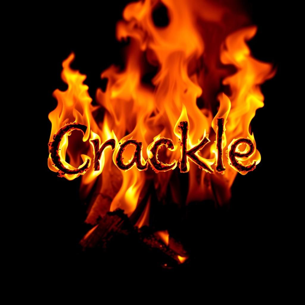 Fiery Crackle: The Word Ablaze