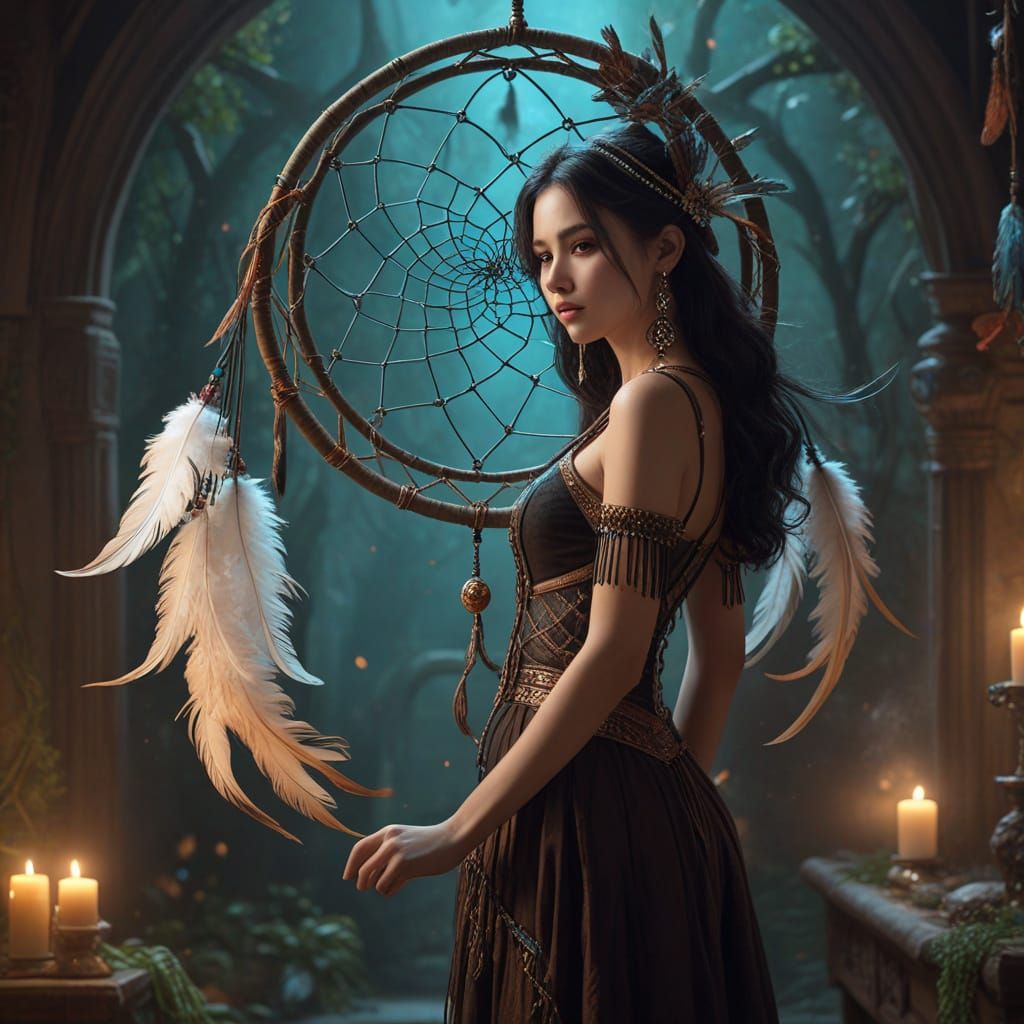 Mystical Dreamweaver Conjures Celestial Trap