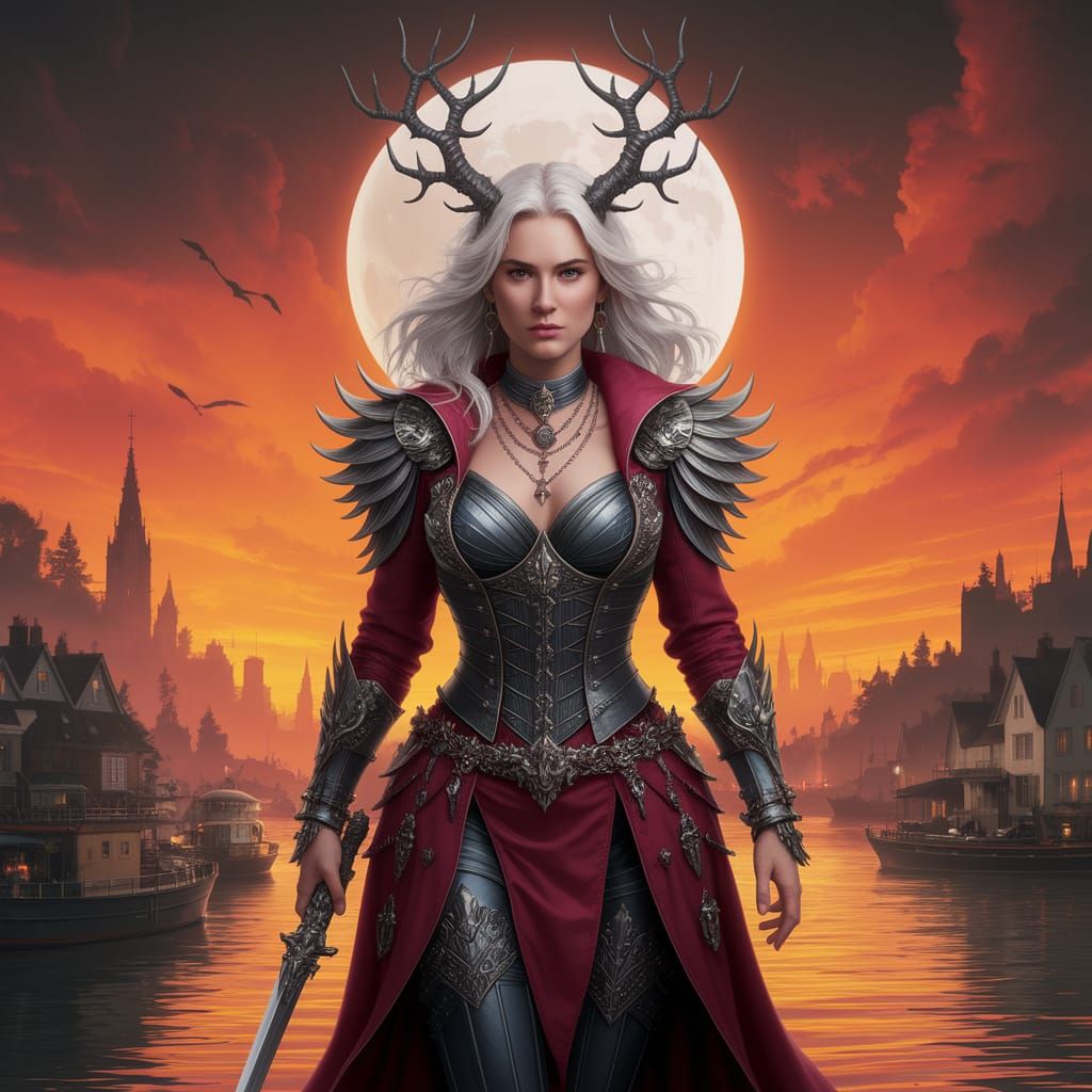 Dark Fantasy Scene in Grimdark Style