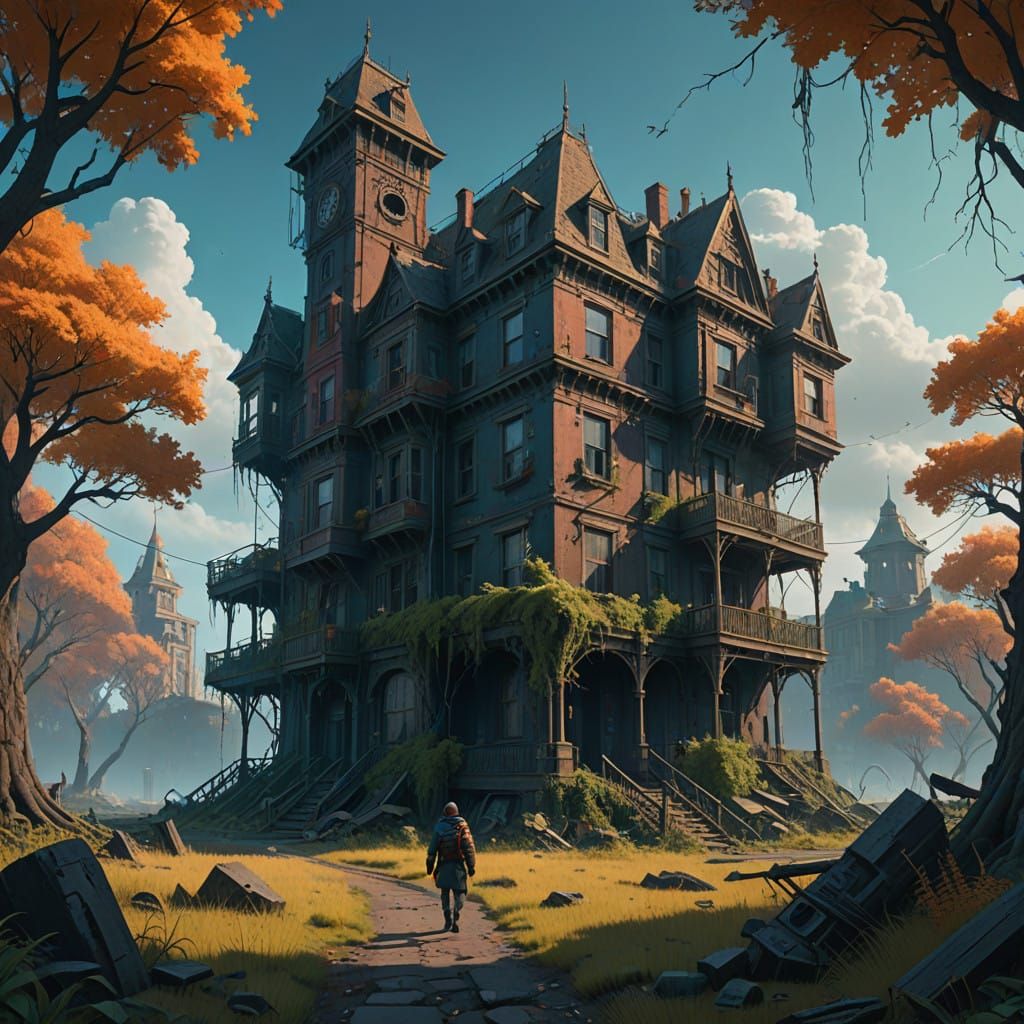 Haunted Abandoned World in Unreal Engine 5