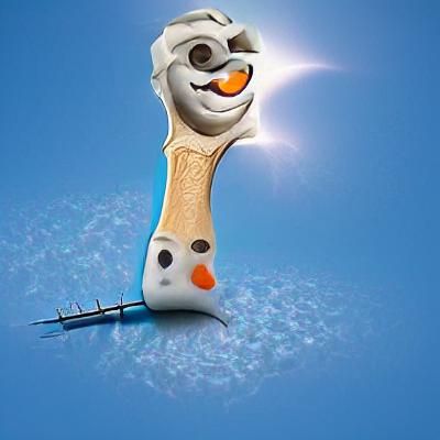 Olaf From Disney's Frozen in 3D