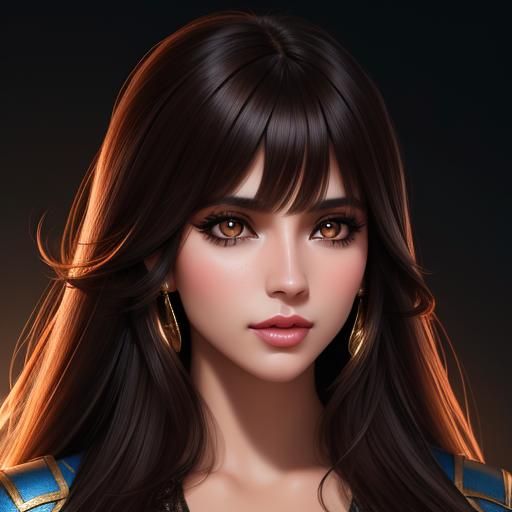 Beautiful Spanish Woman with Dynamic Lighting