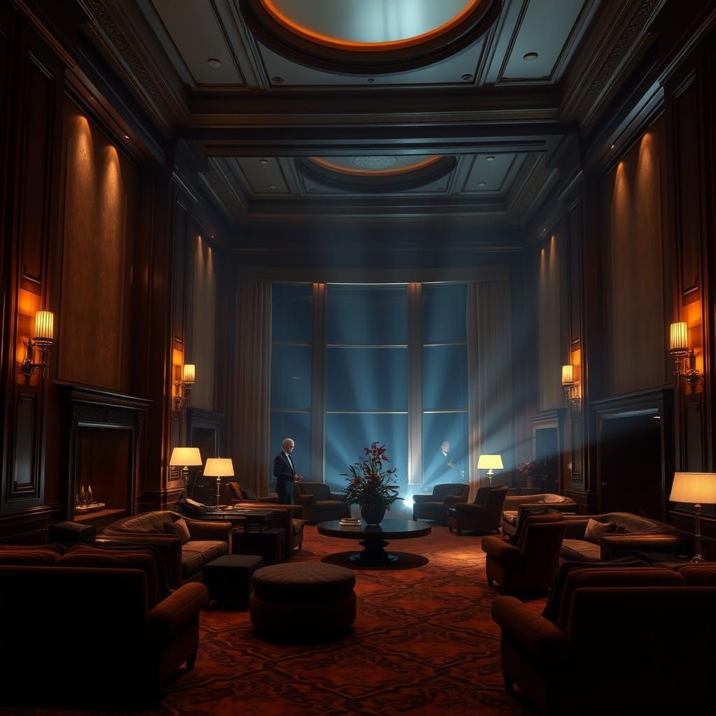 Middle of it All. A grand hotel that gives off respectable a...