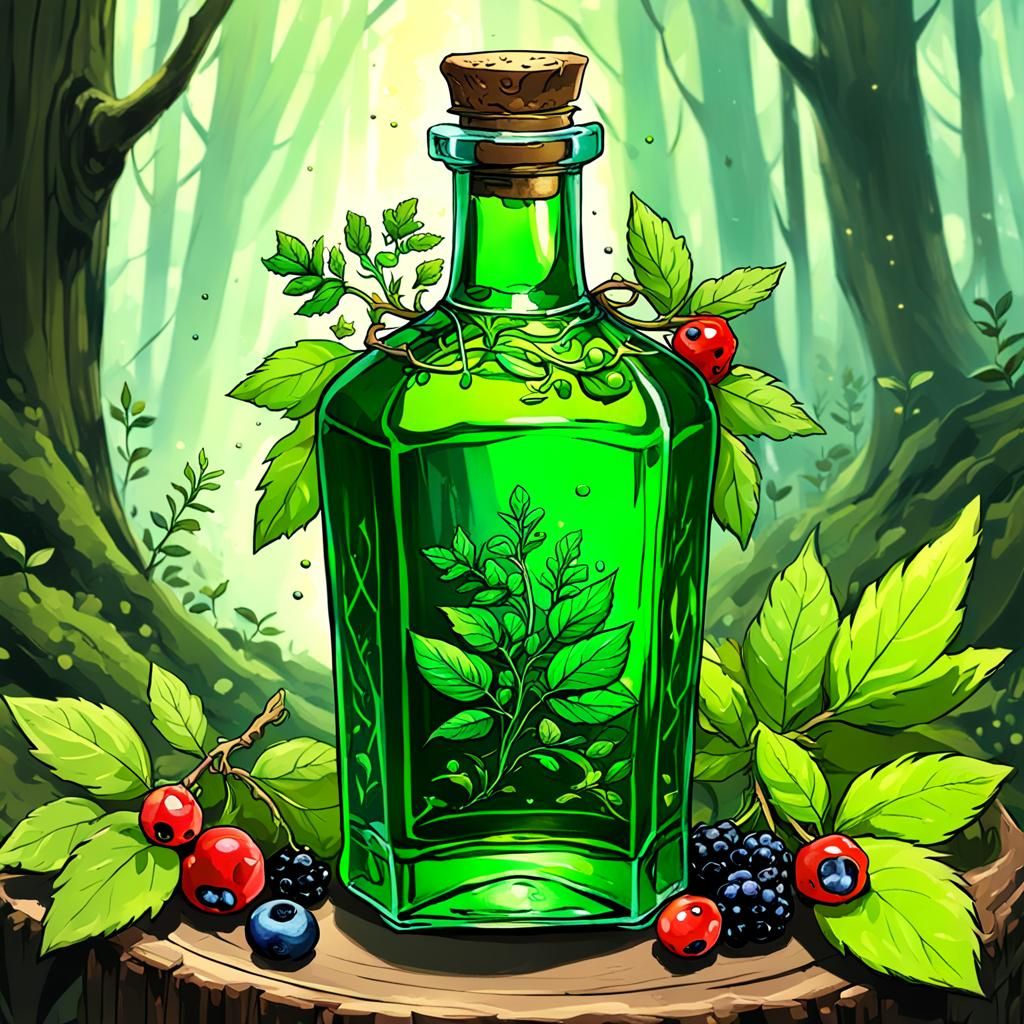 Pan's Panacea: A Verdant Forest Elixir