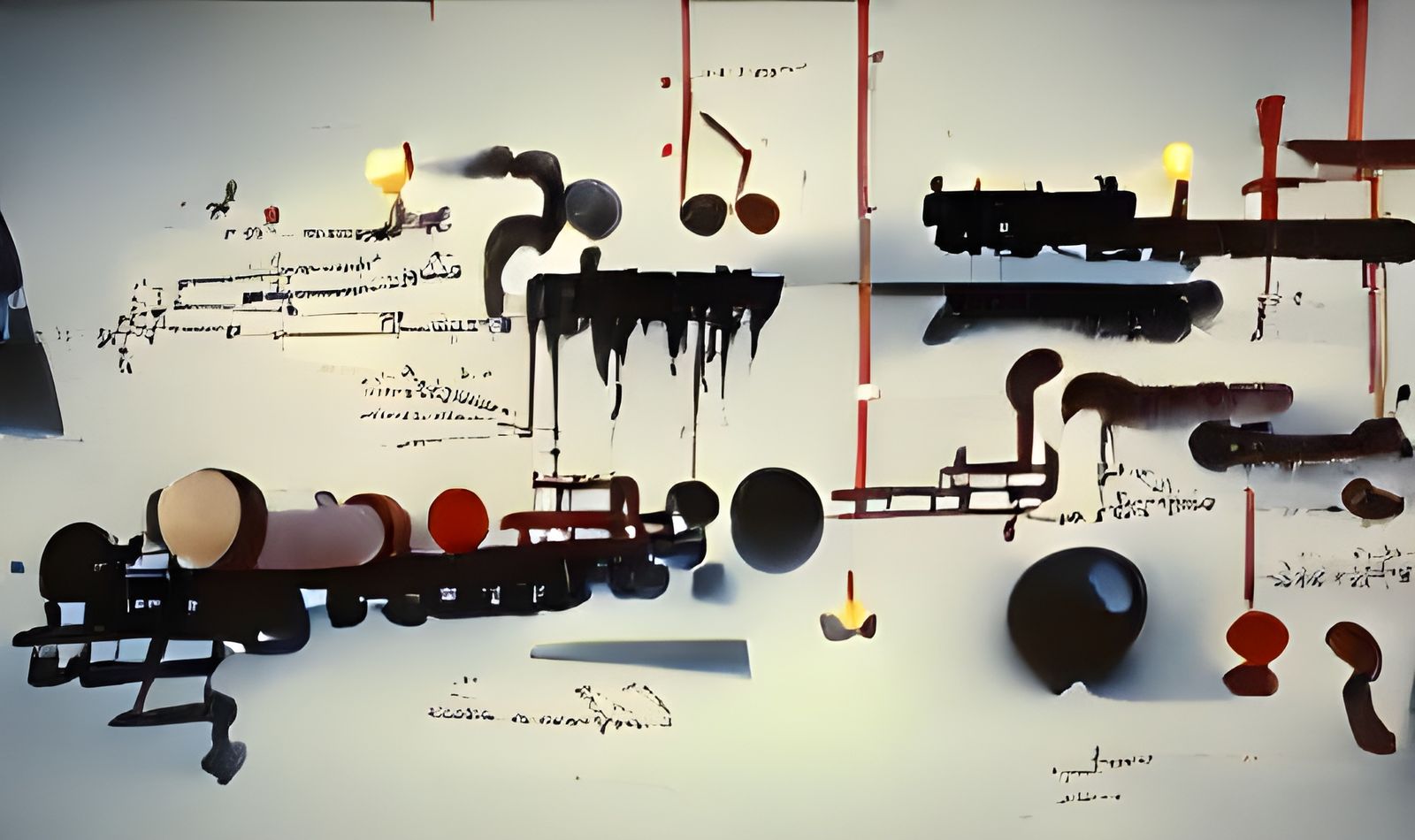 Detailed Graphic Score Inspired by Orient Express