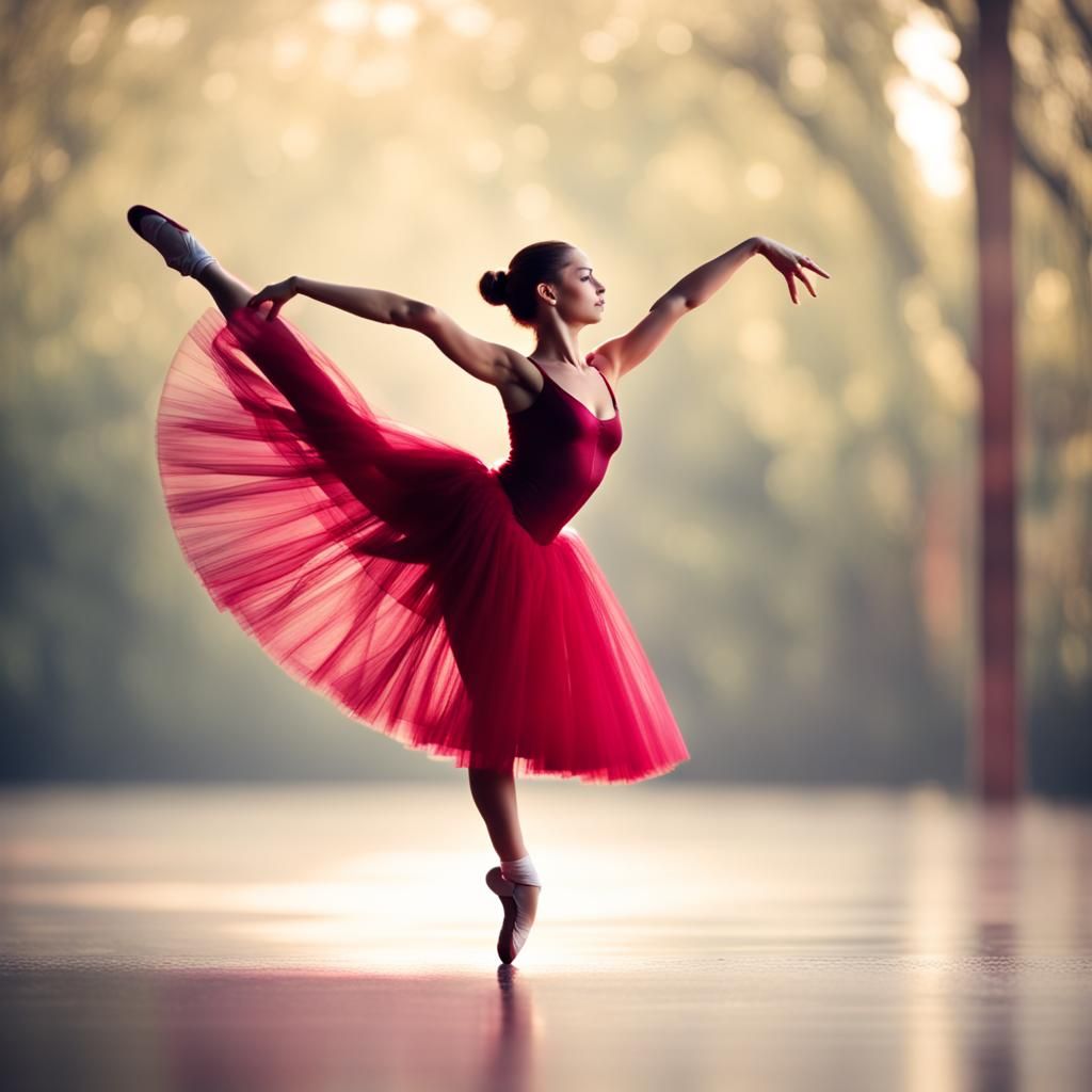 Ruby Ballerina: Professional Photography with Bokeh
