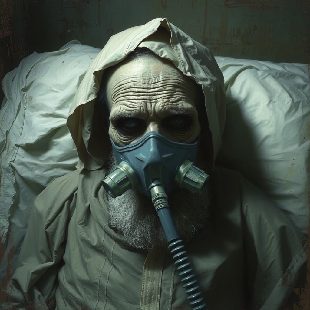 Frailty in a Dark, Decrepit Scene