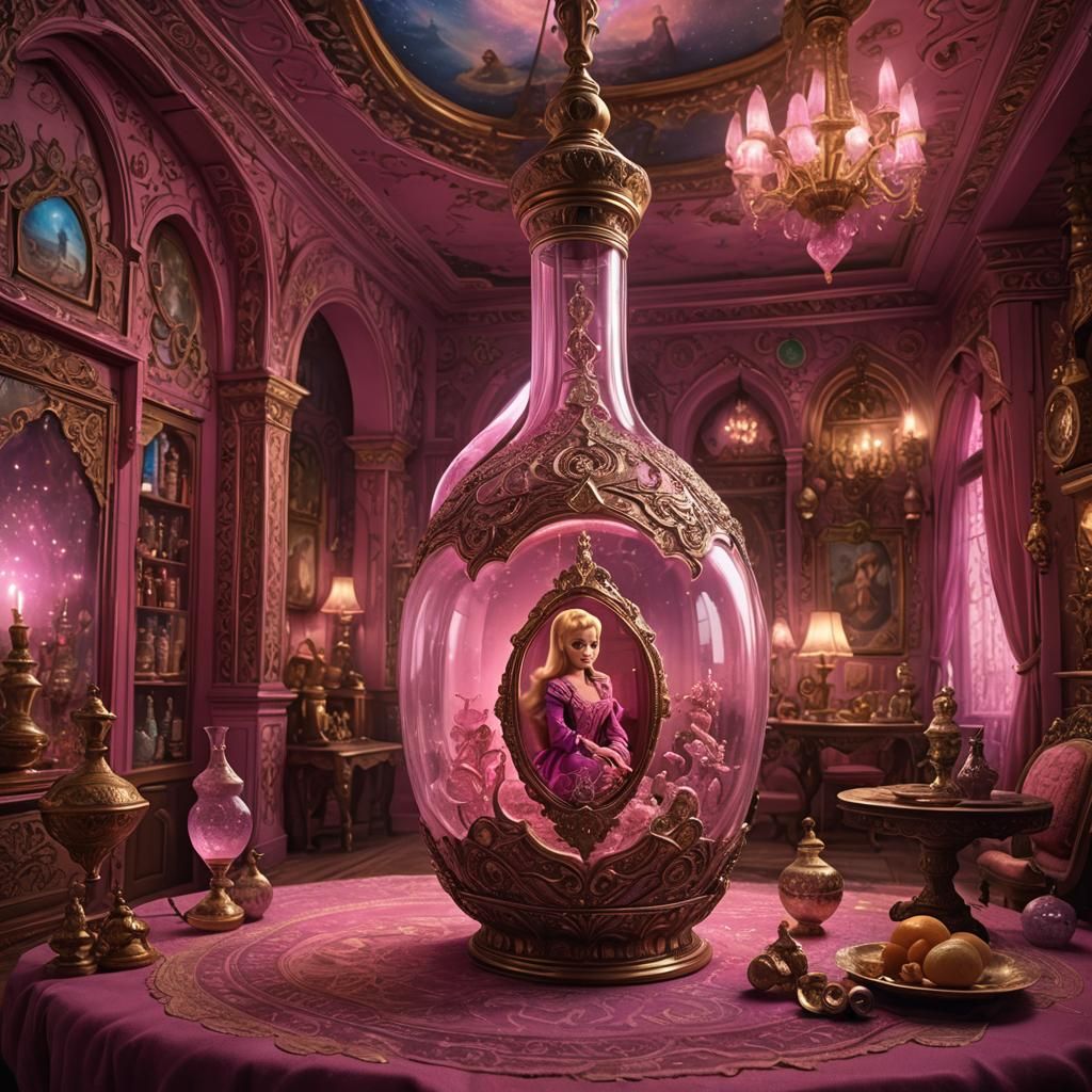 I Dream of Genie in a Bottle Lamp