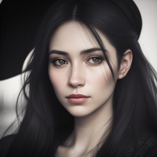 Soulful Street Singer Captured in Moody, High-Contrast Portr...