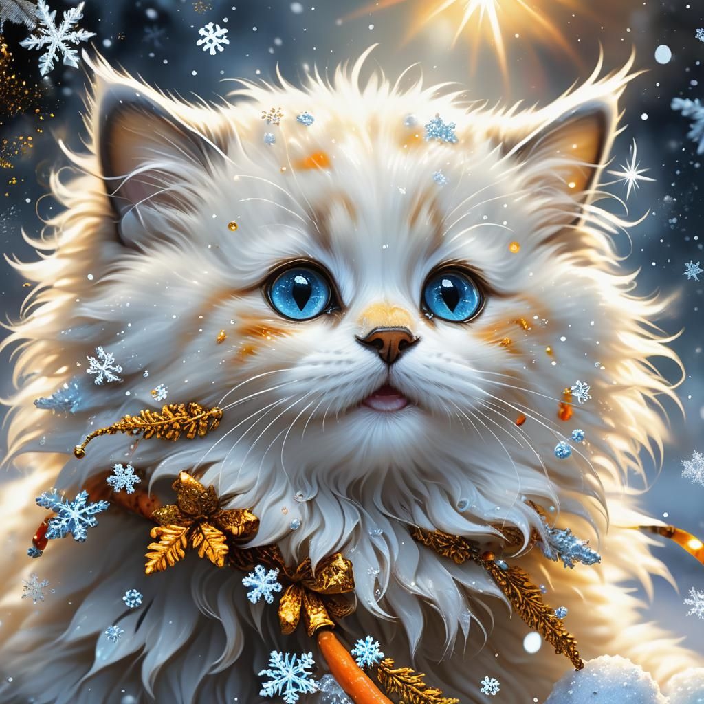 Snowflake Kitten Golden