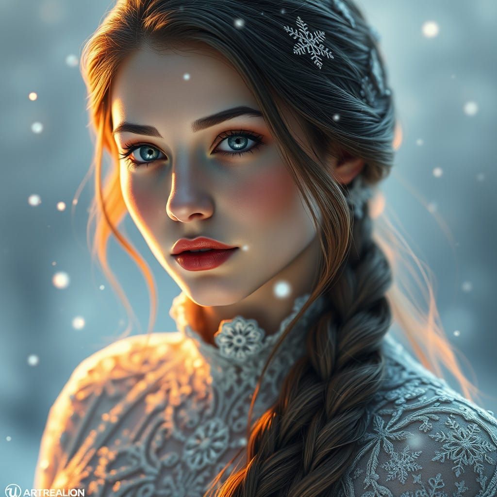 Enchanting Snowflake Goddess