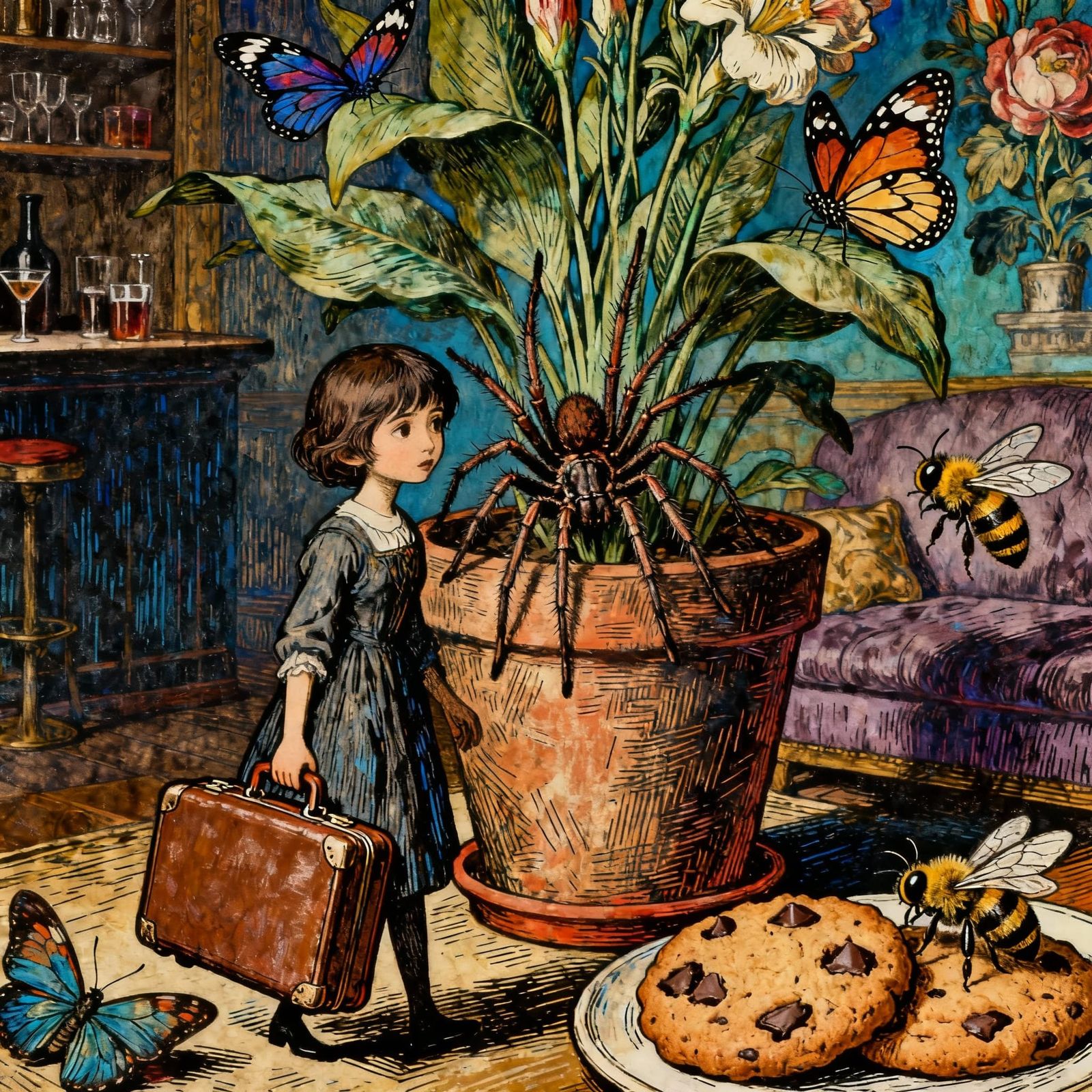 Wolfspider Belinda's Cozy Home and Fancy Friends