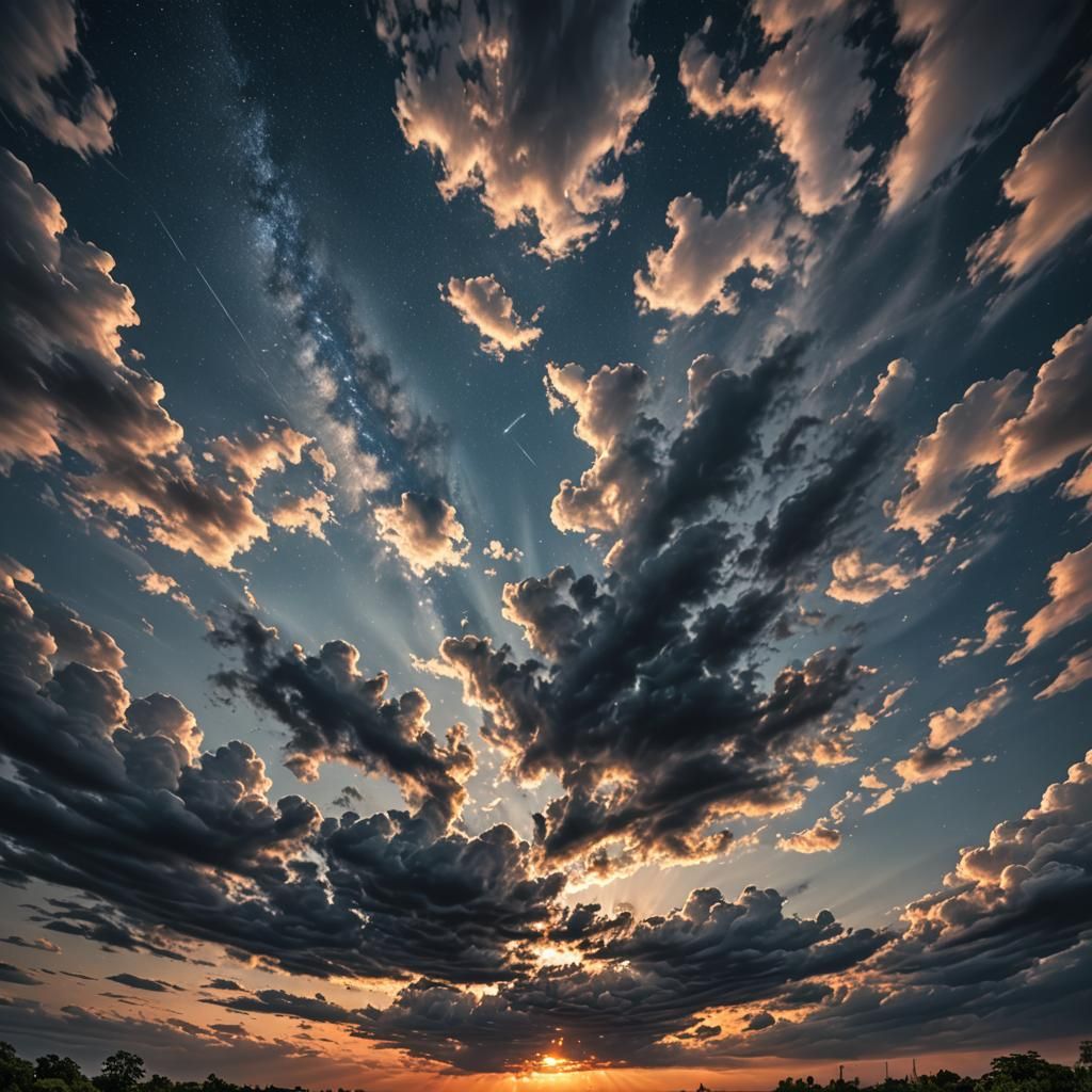 Hyperrealistic Night Sky in High Definition