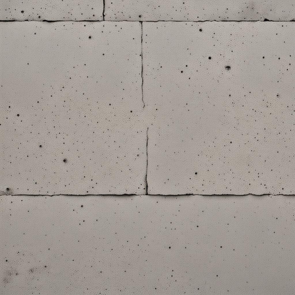 Minimalist Concrete Block in Industrial Style