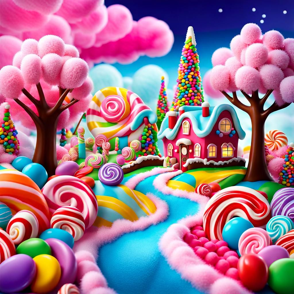 whimsical candy wonderland