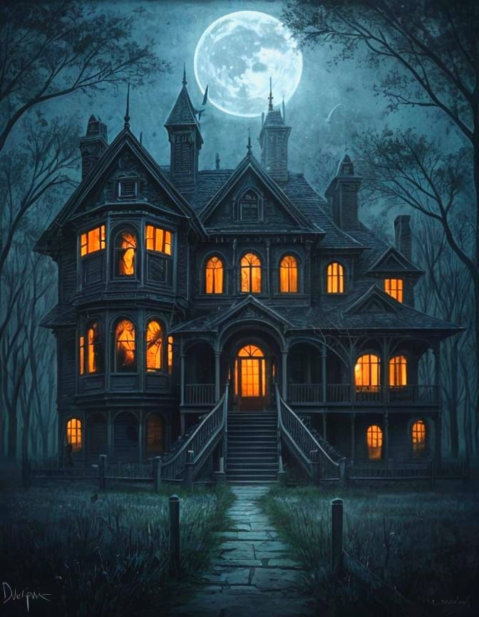 Eerie, Spine-Chilling Portrait