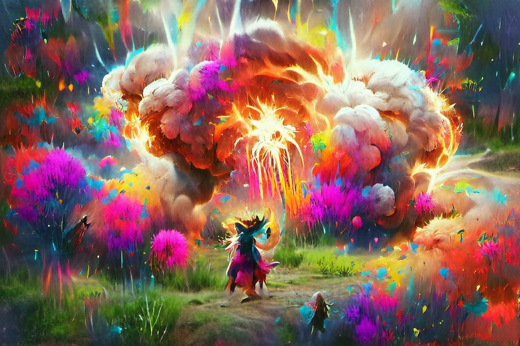 Enchanted Forest: Sunlight Through Emerald Canopy