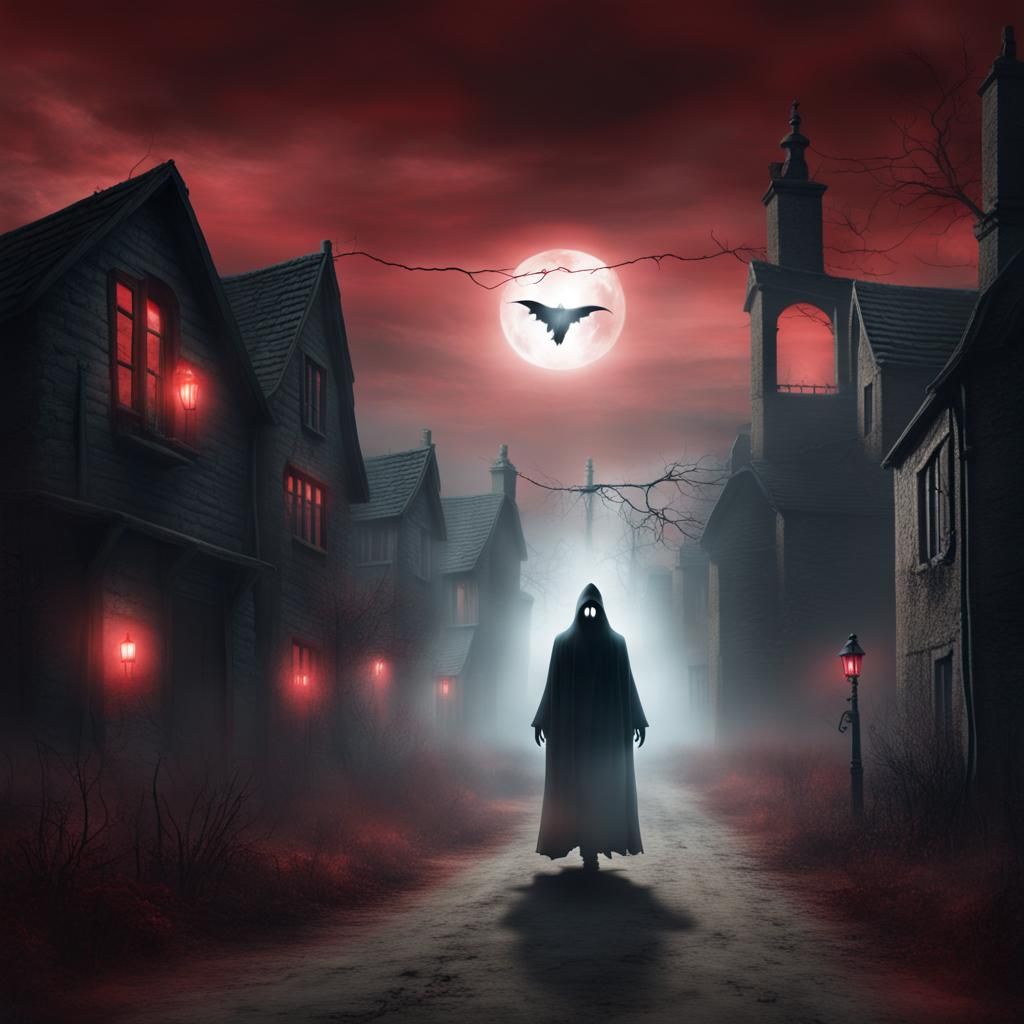 Ethereal Ghost Haunts Post-Apocalyptic Village